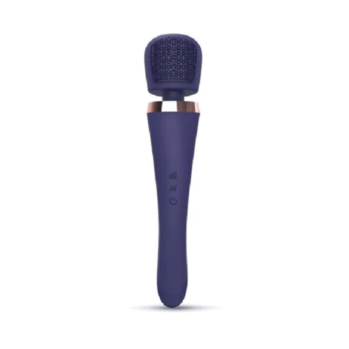 Вибромассажер с силиконовой щеточкой Love to Love Brush Crush - Midnight Indigo