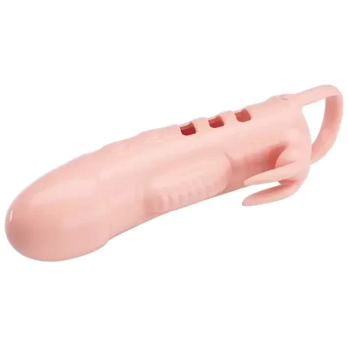 Удлиняющая насадка с вибростимуляцией PRETTY LOVE - PENIS SLEEVE Sloane, BI-026243 фото 7
