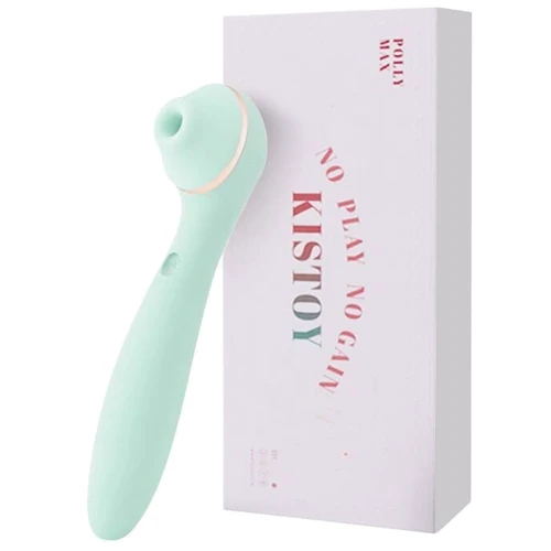 Вакуумный стимулятор KisToy Polly Max Green: Диаметр, см 4.8