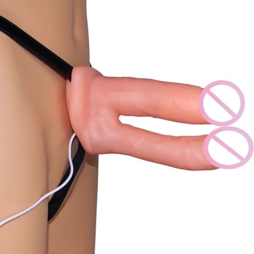 Страпон двойной с вибрацией Lovetoy Vibrating Unisex Hollow Double Penetrator 6": Наличие вибрации Есть