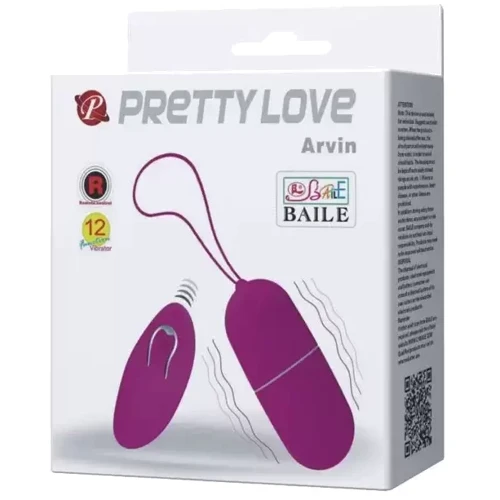Виброяйцо Pretty Love ARVIN с дистанционным управлением, BI-014374W: Длина, см 7.9