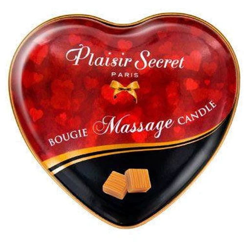 Массажная свеча сердечко Plaisirs Secrets Caramel (35 мл): Тип Свеча
