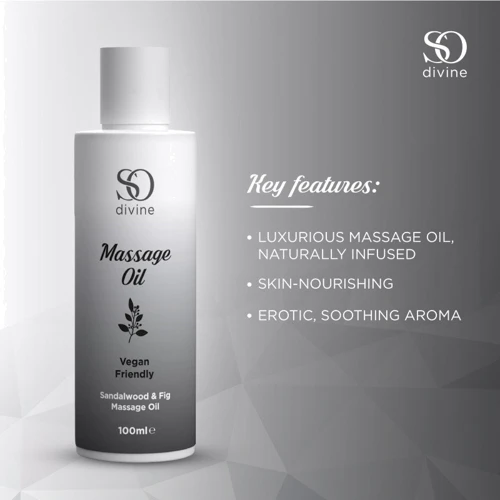 Масло So Divine Sandalwood & Fig для чувственного массажа: Тип Масло