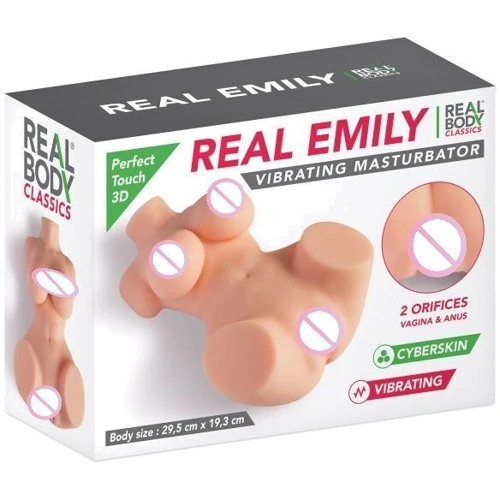 Мастурбатор с вибрацией Real Body Real Emily: Тип Вагина и анус