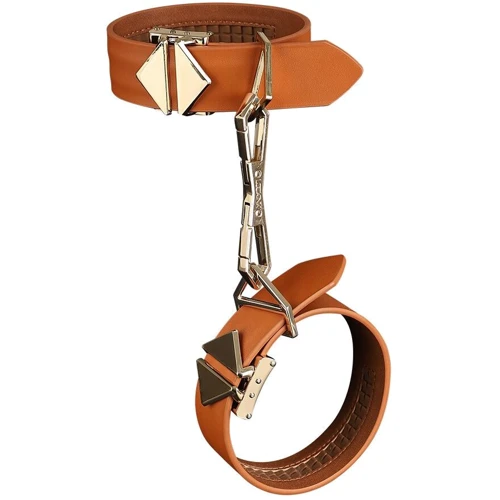 Наручники LOCKINK Wristcuffs/Anklecuffs Brown Set