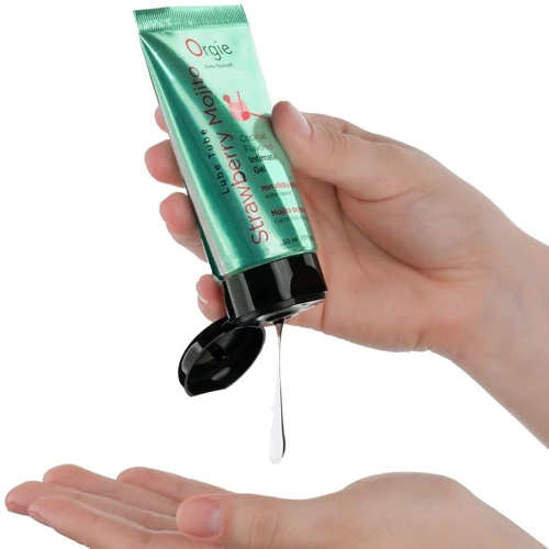 Лубрикант на водяній основі Orgie Lube Tube Strawberry Mojito, 50 мл, смак та аромат полуничного махіто: Тип Оральные