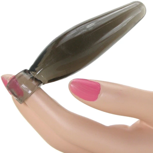 Анальна пробка Bottoms Up Finger Rammers, середня 10.16x2.54 см, сірий: Для кого унісекс