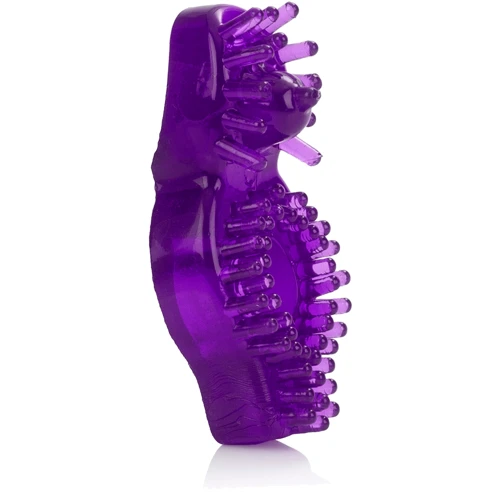 Эрекционное кольцо со стимулятором клитора Supеr Stretch Enhancer Ring: Цвет фиолетовый