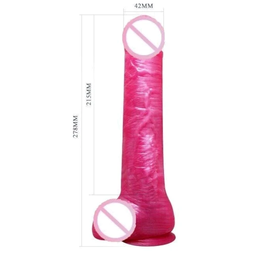 Фаллоимитатор на присоске SEXTOY TOP PENIS, BW-008038NC: Длина проникновения, см 21