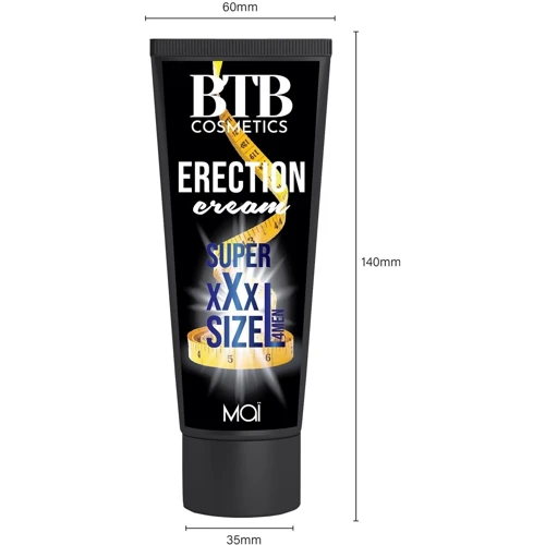 Крем для ерекції та збільшення члена MAI BTB XXL CREAM (100 мл) фото 3