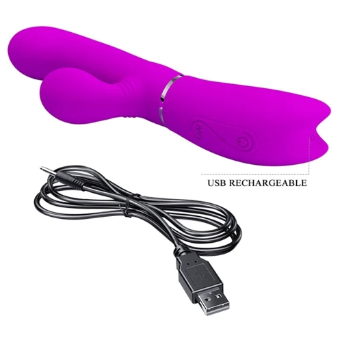 Вібратор Pretty Love Clitoris Vibrator Pink: Тип і форма Кролик