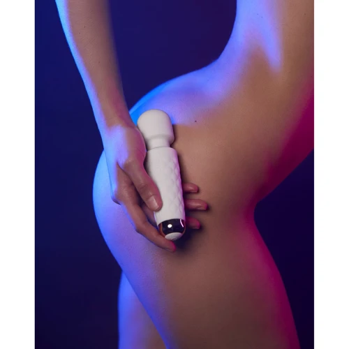 Универсальный вибромассажер Dorcel Wand Mini Wanderful White: Длина, см 15
