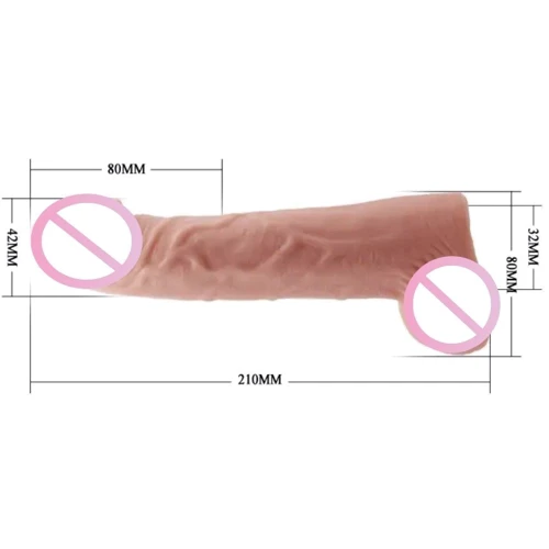 Удлиняющая насадка (на 8 см) BAILE - SEX TOYS BIG MAN, BI-026238: Назначение Для удлинения