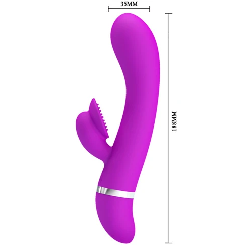 Вібратор Hi-tech Pretty Love Bert Vibrator: Тип і форма Хай тек, Кролики