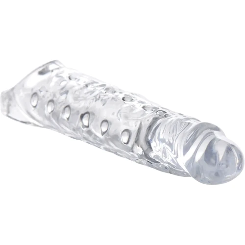Насадка на пеніс Size Matters 3 Inch Clear Extender Sleeve Clear: Призначення Для увеличения