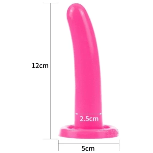 Фалоімітатор LoveToy Holy Dong Small 4.5" Pink: Мошонка Нет