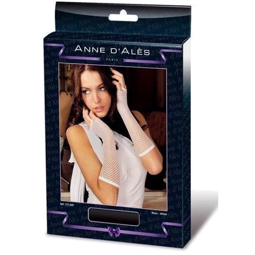 Митенки сетка Anne De Ales White