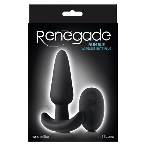 NS Novelties Renegade Rumble Wireless Plug - анальная пробка с дистанционным управлением, 10x3.7 см: Для кого Унисекс