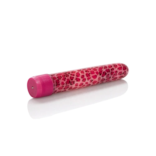 CalExotics Leopard Massager пластиковый вибратор, 17x3 см, розовый: Диаметр, см 3