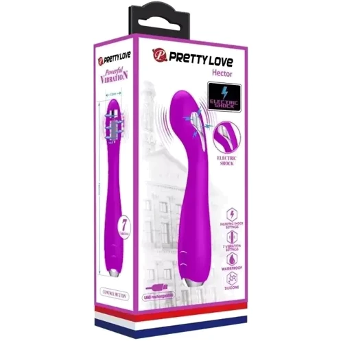 Вібратор Pretty Love - HECTOR G-SPOT VIBRATOR з електростимуляцією, BI-014765 фото 7