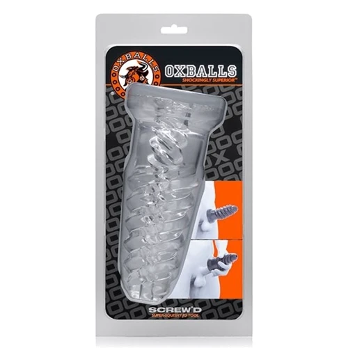 Мастурбатор Oxballs SCREW'D Jack Off от Mister B, 17.8 см: Назначение Карманный