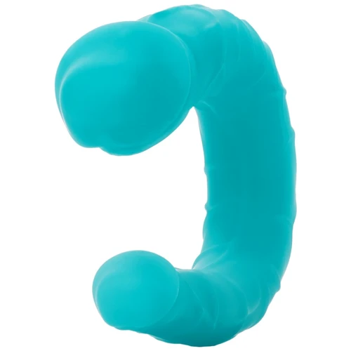 Двосторонній фалоімітатор California Exotic Novelties Silicone Double Dong AC/DC: Мошонка Нет