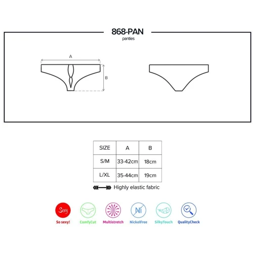 Трусики Obsessive 868-PAN-1, L / XL фото 4