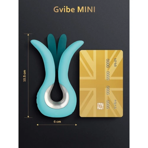Универсальный мини-вибратор Gvibe MINI - Tiffany Mint фото 8
