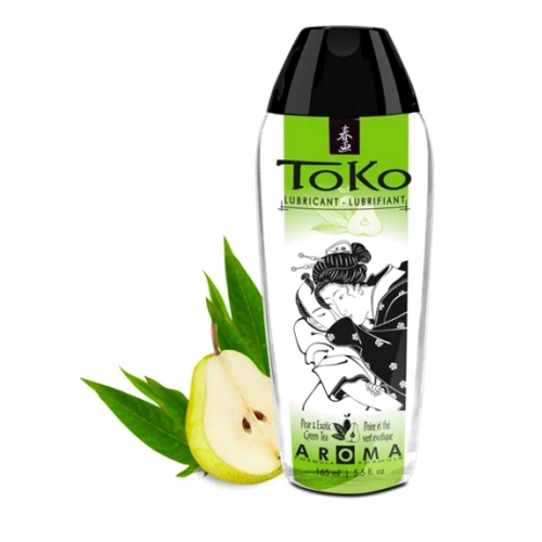 Оральний лубрикант зі смаком груші і зеленого чаю Shunga Toko Pear & Exotic Green, 165 мл