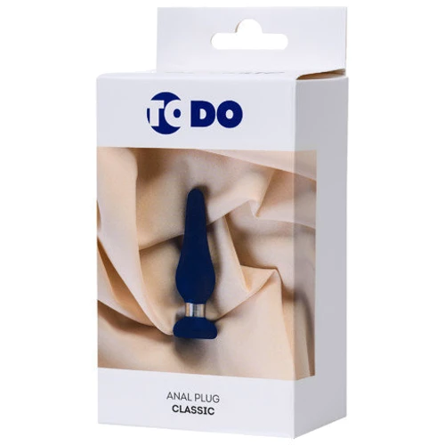 Анальная пробка ToDo Anal Plug Сlassic М (синяя): Тип Анальные пробки