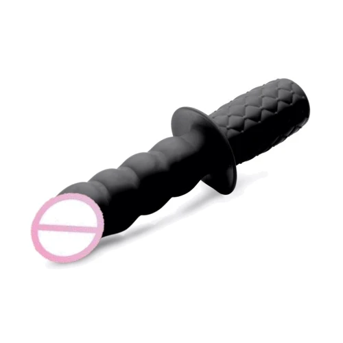 Анальный вибратор с рукоятью The Handler 10x Silicone Vibrating Thruster: Назначение Анальные