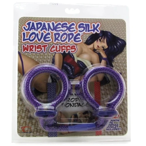 Наручники Japanese Silk Love Rope Ankle Cuffs, фиолетовый: Для кого Для пары