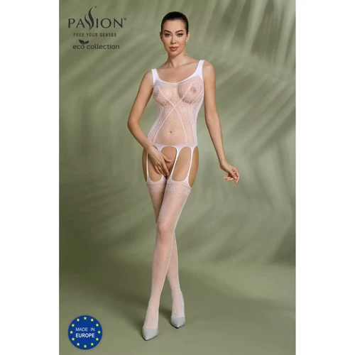 Бодістокінг Passion ECO BS007 white: Декор Без декора