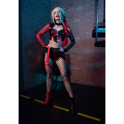 Эротический костюм Leg Avenue Crime Spree Sweetie Costume L: Размер L
