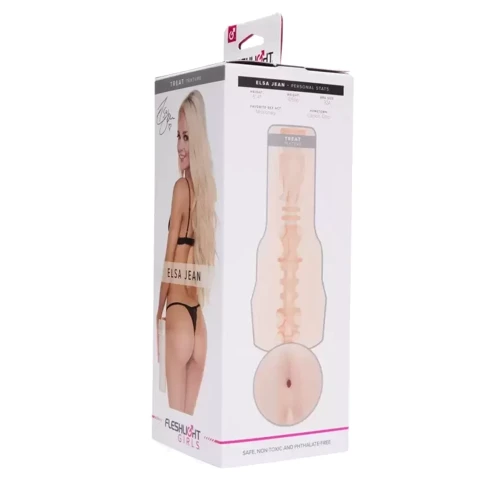Мастурбатор Fleshlight Girls: Elsa Jean — Treat, со слепка ануса, очень нежный: Глубина, см 21