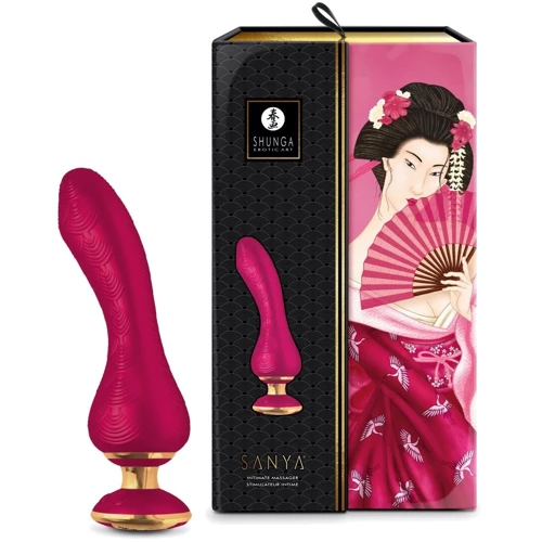 Вібратор для точки G Shunga Sanya Raspberry, гнучкий ствол: Для кого Для жінок
