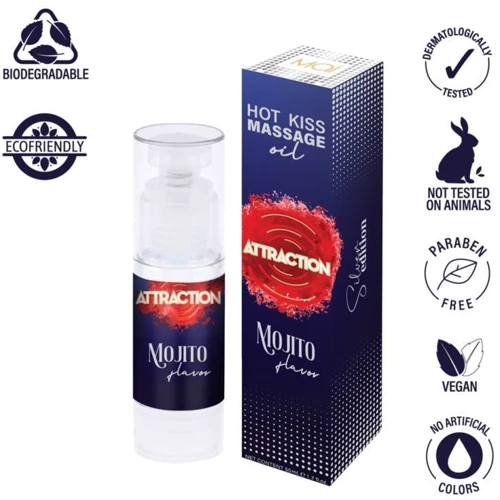 Съедобное массажное масло MAI Attraction Mojito Hot Kiss (50 мл): Объем, мл 50