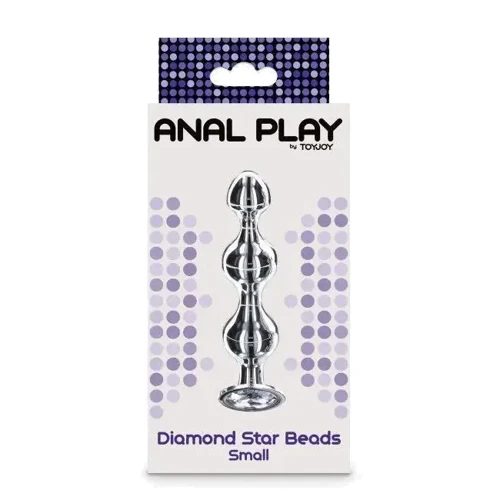 Анальна пробка Toy Joy Small Diamond Star Beads: Для кого унісекс