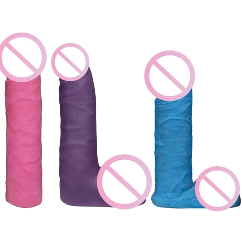 Страпон Doc Johnson Vac-U-Lock - Dual Density UltraSKYN Colors Set: Наличие вибрации Нет