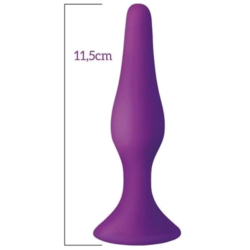 Анальная пробка на присоске MAI Attraction Toys №33 Purple: Для кого Унисекс