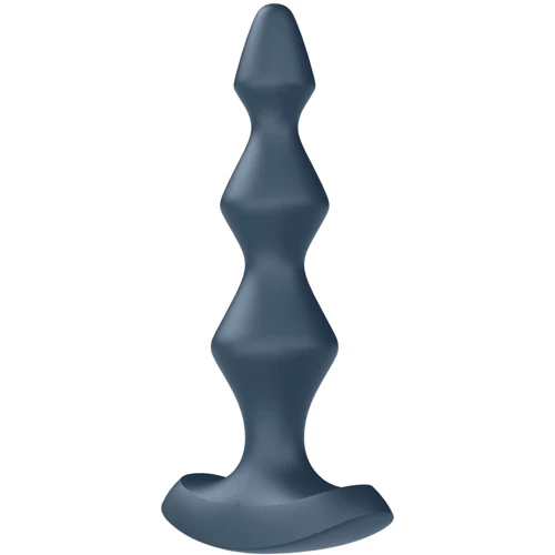 Анальний стимулятор-намистини з двома моторами Satisfyer Lolli-Plug 1 (dark teal): Матеріал силікон
