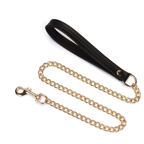 Ошейник с поводком Liebe Seele Black Organosilicon Collar with Leash фото 6