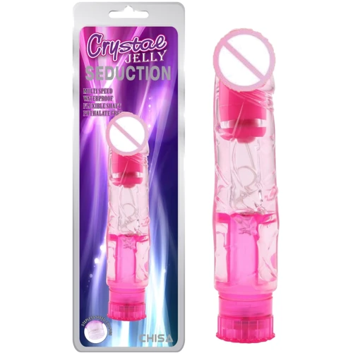 Вібратор Seduction Crustal Jelly - Pink, 291613