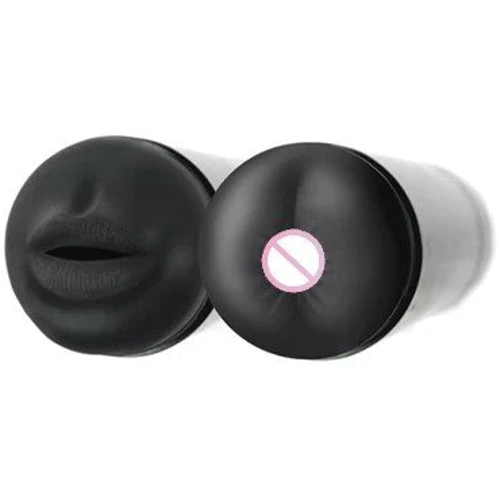 Двойной мастурбатор на присоске Topco Sales CyberSkin® Stealth Double Stroker, Mouth & Ass - ротик+попка, 27х8 см: Для кого Для мужчин