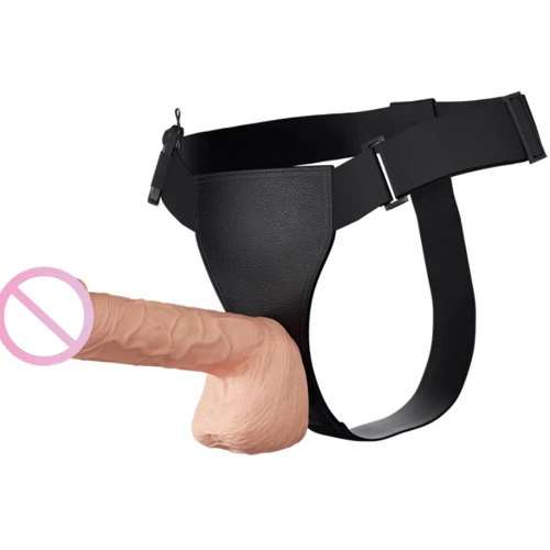 Страпон LYBAILE Ultra Female Strap-On Realistic Dildo 10,2": Длина, см 26