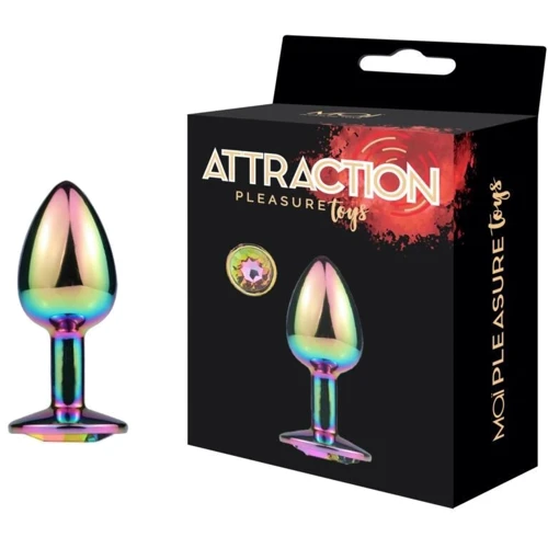 Металевий анальний затор MAI Attraction Toys №72 Rainbow: Для кого Унисекс