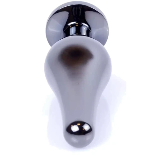 Анальная пробка с кристаллом BOSS of TOYS Boss Series - Jewellery Dark Silver BUTT PLUG Green, BS6400060: Для кого Унисекс