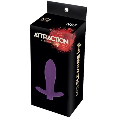 Анальная пробка с вибрацией MAI Attraction Toys №87 Purple: Для кого Унисекс