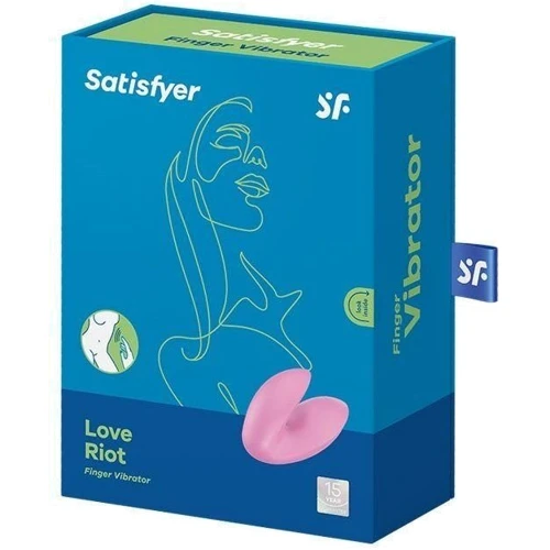 Вибратор на палец Satisfyer Love Riot Pink: Тип управления Кнопочное