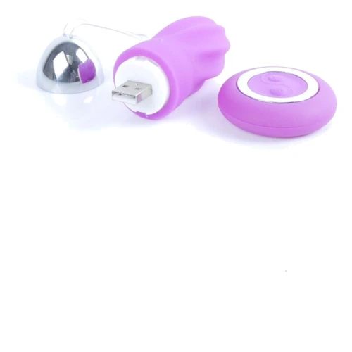 Виброяйцо з пультом дистанційного керування - Remoted controller egg 0.1 USB Purple: Тип і форма Виброяйцо
